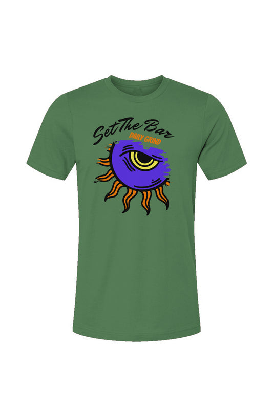 Set The Bar T shirt (Wake up Daily Grind) Leaf and Purple