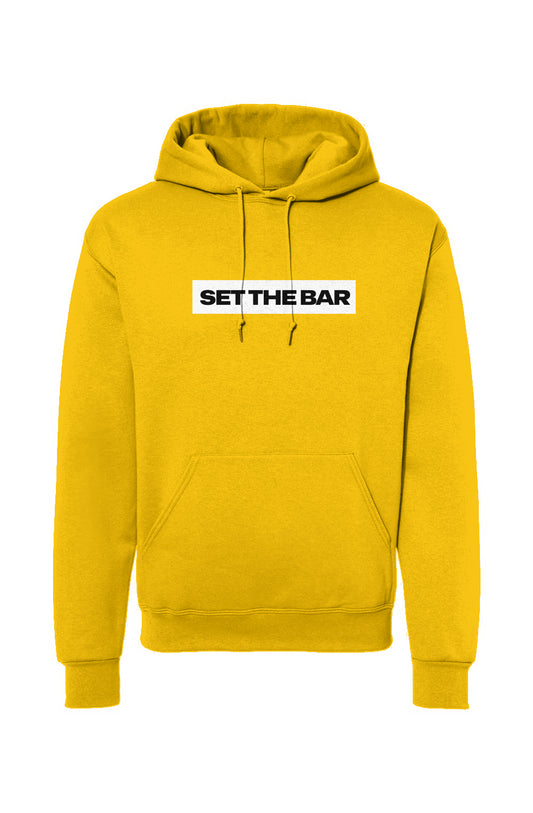 Set The Bar Big Patch Hoodie Gold